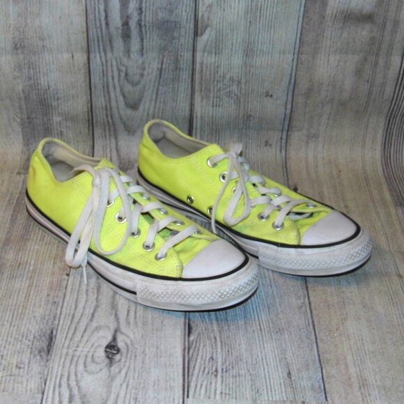 CONVERSE Chuck Taylor All Star OX Light Zitron Sneakers Womens Size 8 - Picture 1 of 7